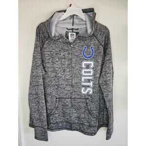 NFL Team Apparel Jacket Women's XXL Indianapolis Colts Full Zip Hoodie G-III